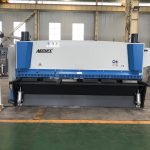 বায়ুসংক্রান্ত উপাদান সমর্থন সঙ্গে হাইড্রোলিক guillotine কাঁচি মেশিন 3200mm এক্স 8mm